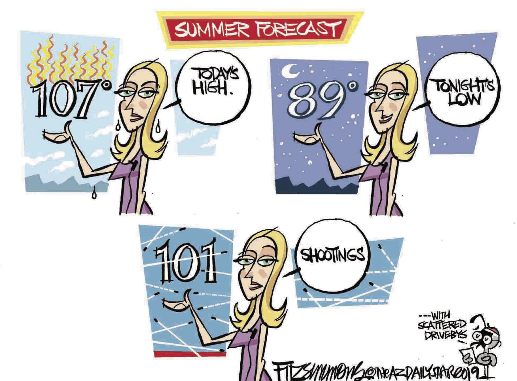 Daily Fitz Cartoon: Bang up summer
